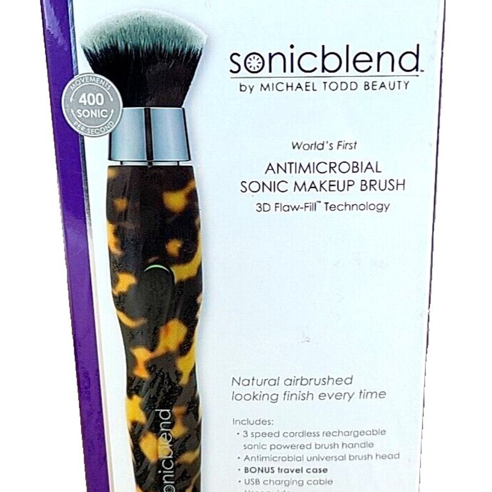 Sonicblend electric rotating Sonic Makeup Brush with extra brush *new in box*